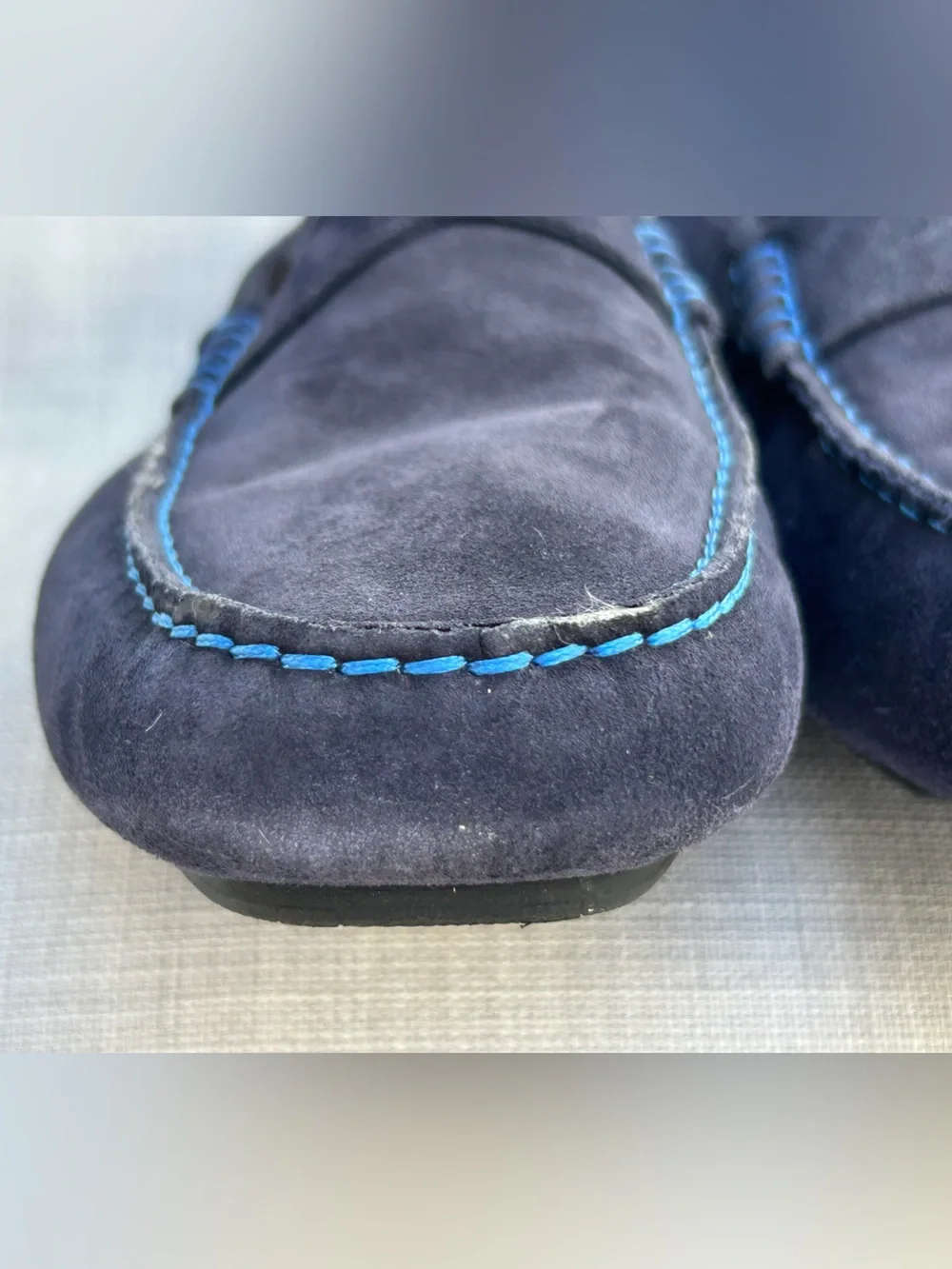 To Boot New York Adam Derrick Navy Blue Suede Driving Shoe Men’s Size 11